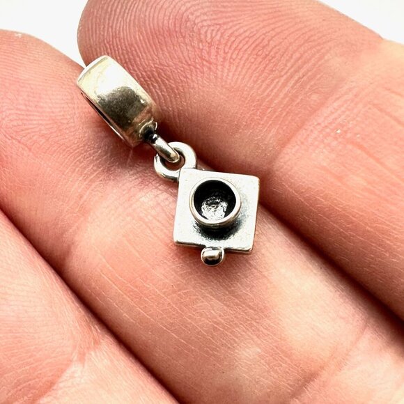 Pandora Graduation Cap Hat Charm 925 ALE Sterling Silver - Picture 2 of 2